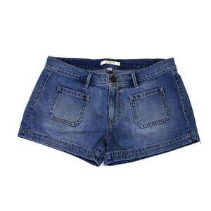Loft Women's Short Jeans Size 6 Made In Phillipines Blue double front pockets